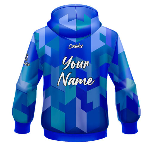 CoolWick Elite Sirtet Blue Hoodie - Image 2