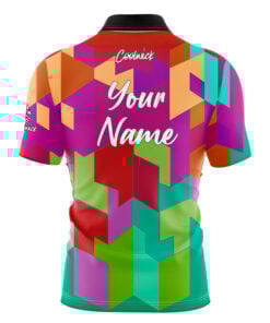 Alternative view of CoolWick Elite Sirtet Magenta Mint Sash Zip Jersey