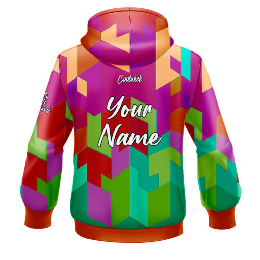 CoolWick Elite Sirtet Magenta Mint Hoodie - Image 2