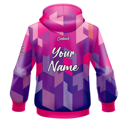 CoolWick Elite Sirtet Pink Purple Hoodie - Image 2