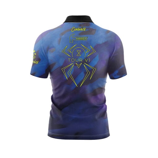 Hammer Black Widow Tour V1 Fast Track CoolWick Bowling Jersey - Image 2