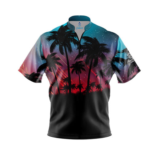 Tropical Lights Fast Track CoolWick Bowling Jersey