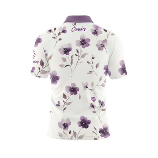 Wildflower Whisper Fast Track CoolWick Bowling Jersey - Image 2