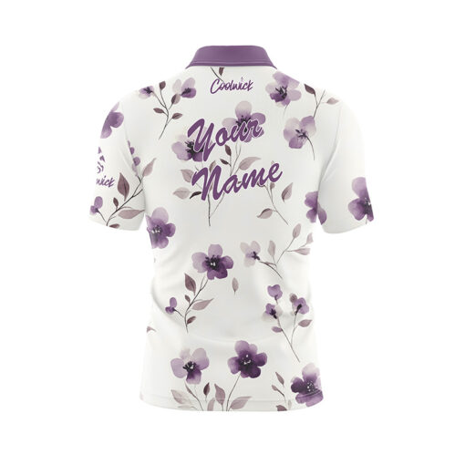 Wildflower Whisper Fast Track CoolWick Bowling Jersey - Image 3