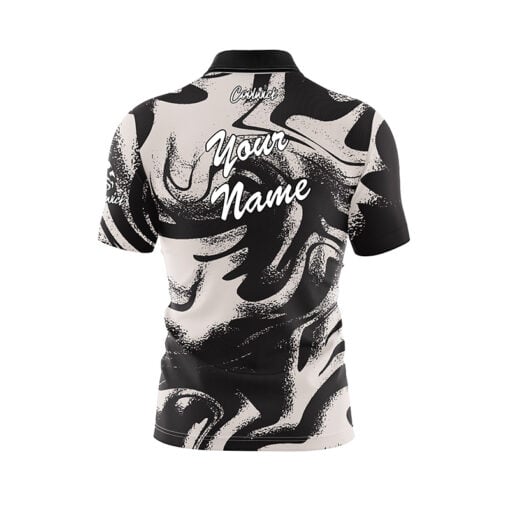 Stone Swirl Fast Track CoolWick Bowling Jersey - Image 3