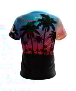Alternative view of Tropical Lights CoolWick Bowling Jersey
