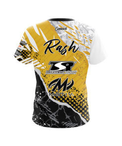 Alternative view of Motiv Sean Rash Title #18 Gold Sport CoolWick Bowling Jersey