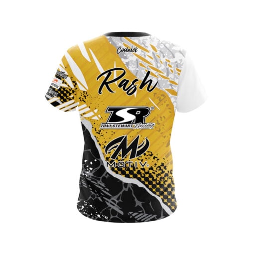Motiv Sean Rash Title #18 Gold Sport CoolWick Bowling Jersey - Image 2