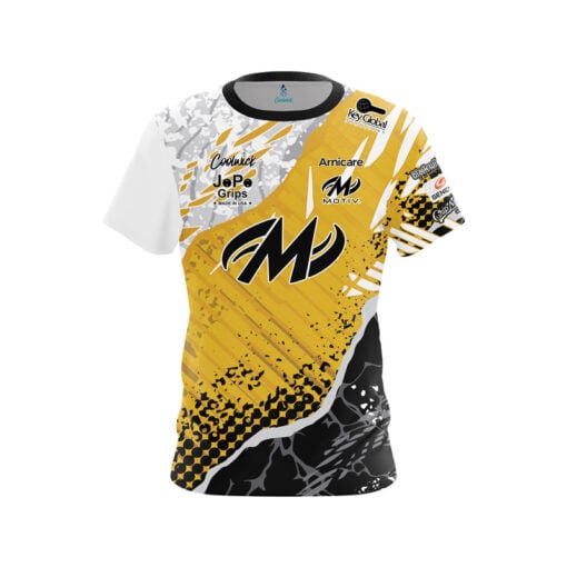 Motiv Sean Rash Title #18 Gold Sport CoolWick Bowling Jersey