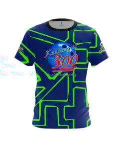 A2B Addicted2Bowling Jai Jones Keeping it 300 Navy Lime Shapes CoolWick Jersey