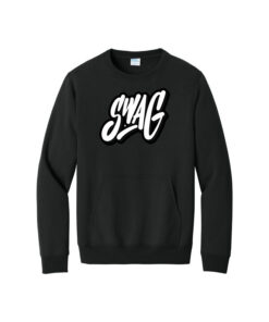 Swag Men's Pullover CoolWick Bowling Pocket Crewneck