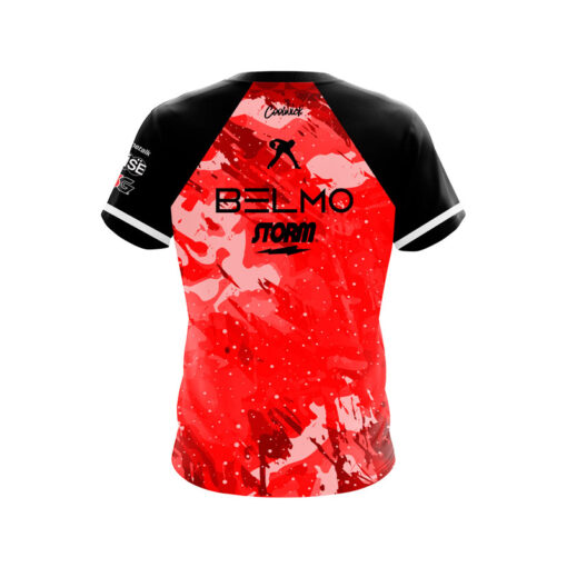 Storm Belmo Bolt Champion Red CoolWick Bowling Jersey - Image 2