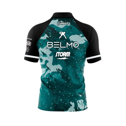 Storm Belmo Bolt Storming Teal Fast Track CoolWick Bowling Jersey - Image 2