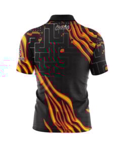 Alternative view of Maze of Fire Fast Track CoolWick Bowling Jersey