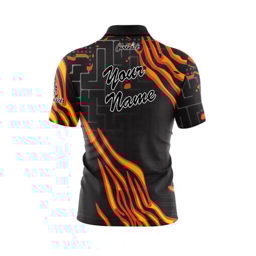 Maze of Fire Fast Track CoolWick Bowling Jersey - Image 3