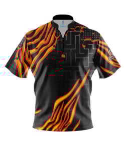 Maze of Fire Fast Track CoolWick Bowling Jersey