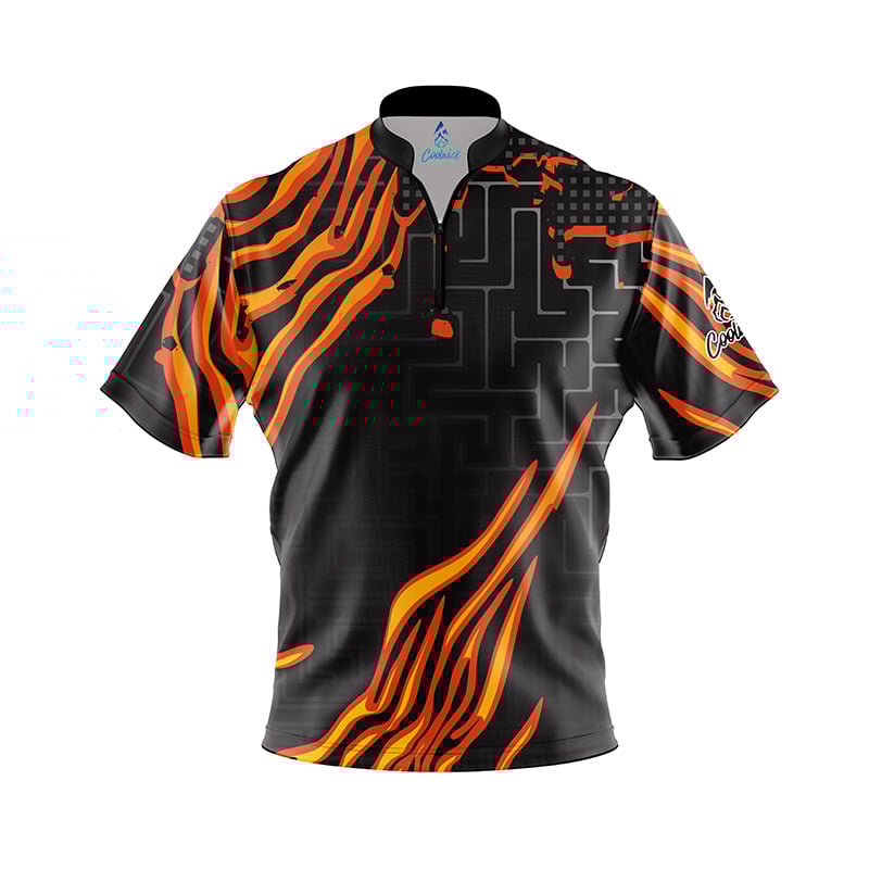Maze of Fire Fast Track CoolWick Bowling Jersey