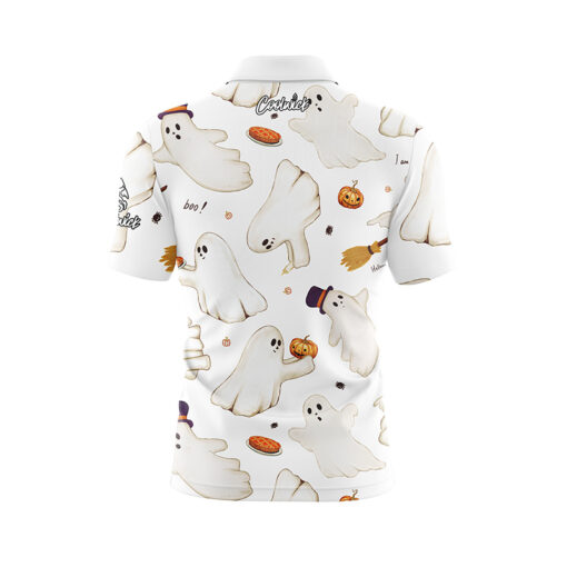 Spooky Ghosts Fast Track CoolWick Bowling Jersey - Image 2