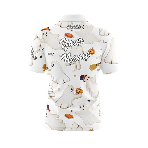 Spooky Ghosts Fast Track CoolWick Bowling Jersey - Image 3