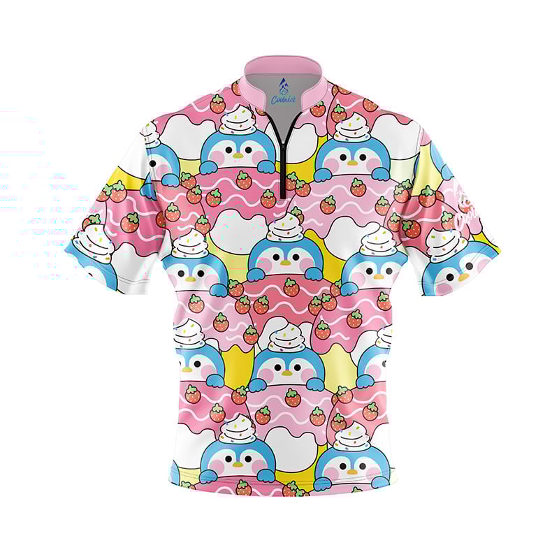 Sweet Penguins Fast Track CoolWick Bowling Jersey