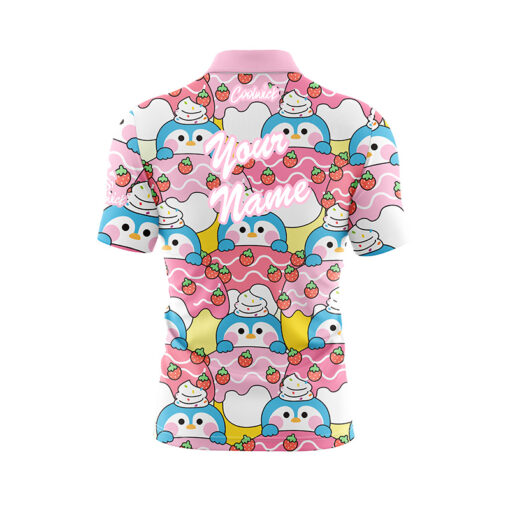 Sweet Penguins Fast Track CoolWick Bowling Jersey - Image 3