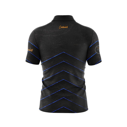 Hammer Rare Collection Blue Triangle CoolWick Bowling Jersey - Image 2