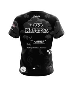 Alternative view of Hammer Kara Mangiola Black Cloud CoolWick Bowling Jersey