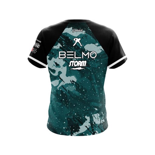 Storm Belmo Bolt Storming Teal CoolWick Bowling Jersey - Image 2