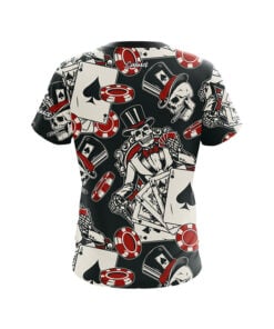 Alternative view of Dead Man's Hand CoolWick Bowling Jersey