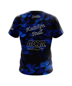 Alternative view of Storm Kaitlyn Stull Blue Leaves CoolWick Bowling Jersey