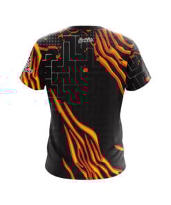 Alternative view of Maze of Fire CoolWick Bowling Jersey