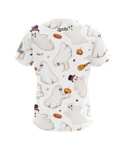 Alternative view of Spooky Ghosts CoolWick Bowling Jersey