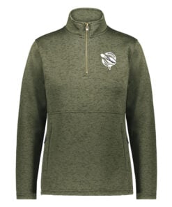 12Bagger Women's Bowling Sweater 1/4 Zip Pullover