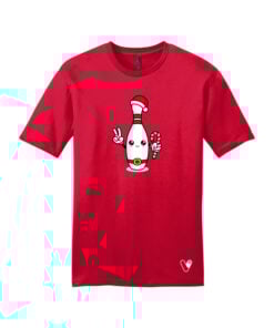 Verity Crawley Red CoolWick Festive PinPal Bowling T-Shirt