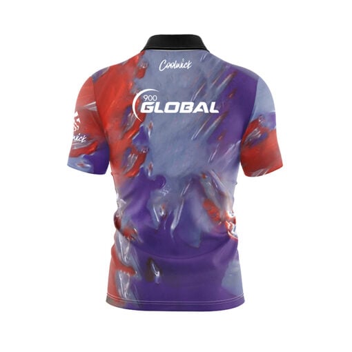 900 Global Viking Fast Track CoolWick Bowling Jersey - Image 2
