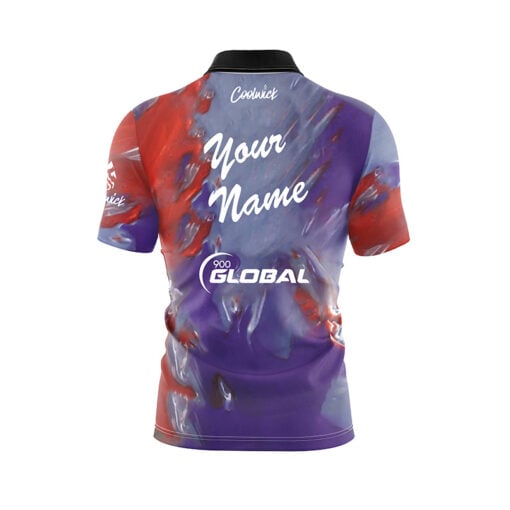 900 Global Viking Fast Track CoolWick Bowling Jersey - Image 3