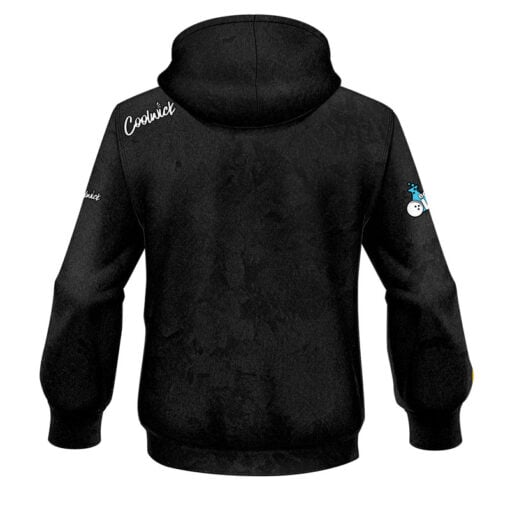 Storm Diana Zavjalova Black Grunge Bowling Lab CoolWick Dye-Sub Hoodie - Image 2