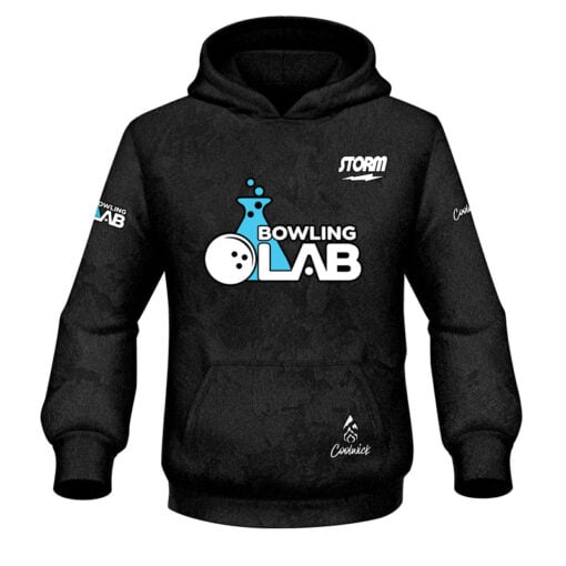 Storm Diana Zavjalova Black Grunge Bowling Lab CoolWick Dye-Sub Hoodie