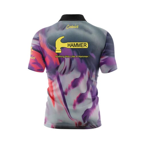Hammer Zero Mercy Solid Fast Track CoolWick Bowling Jersey - Image 2