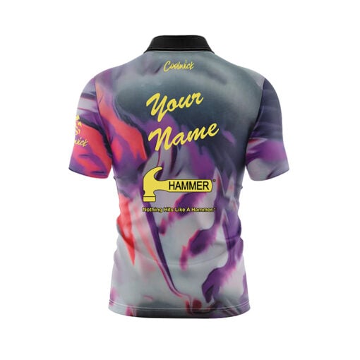 Hammer Zero Mercy Solid Fast Track CoolWick Bowling Jersey - Image 3