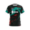 Hammer Justin Mooney Teal Marble CoolWick Bowling Jersey