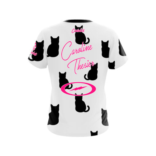 Storm Caroline Thesier Purple Cat CoolWick Bowling Jersey - Image 2