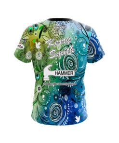 Alternative view of Hammer Kerry Smith Watercolor Floral CoolWick Bowling Jersey