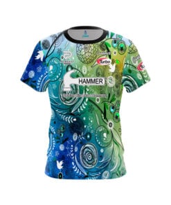 Hammer Kerry Smith Watercolor Floral CoolWick Bowling Jersey