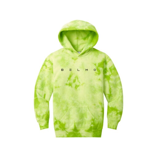 Belmo Embroidered Tie-Dye Youth Hoodie