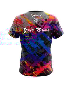 Alternative view of 12Bagger Shredding Colors CoolWick Bowling Jersey