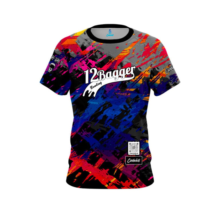 12Bagger Shredding Colors CoolWick Bowling Jersey - CoolWick Bowling ...