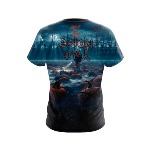 12Bagger Upside Down Pumpkin Patch CoolWick Bowling Jersey - Image 2