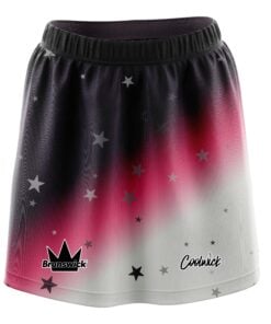 Stefanie Johnson Brunswick Gray Pink Plum Ombre CoolWick Bowling Skort
