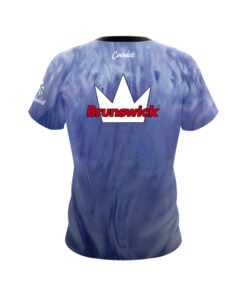 Alternative view of Brunswick Danger Zone Purple Ice CoolWick Bowling Jersey
